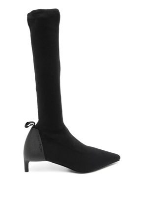 Courrèges Scuba Stretch 40mm boots - Black