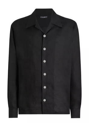 Dolce & Gabbana linen shirt - Black