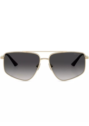 Jimmy Choo Eyewear geometric-frame sunglasses - Gold