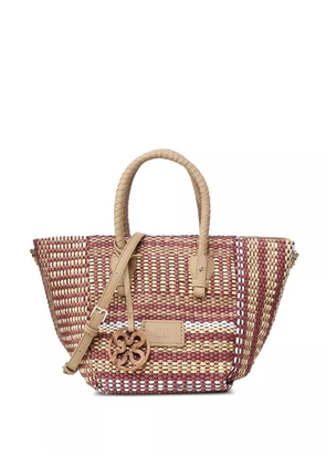 V°73 Stefanie woven tote bag - Red