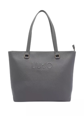 LIU JO logo-embossed tote bag - Grey