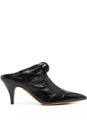 KHAITE Rowan 75mm mules - Black