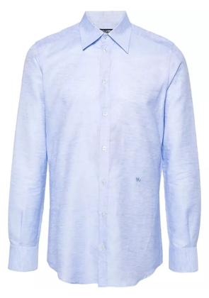 Dolce & Gabbana embroidered-logo shirt - Blue