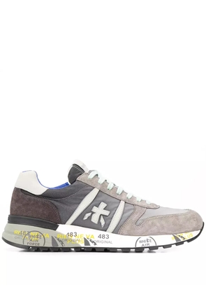 Premiata Lander stamped sole sneakers - Grey