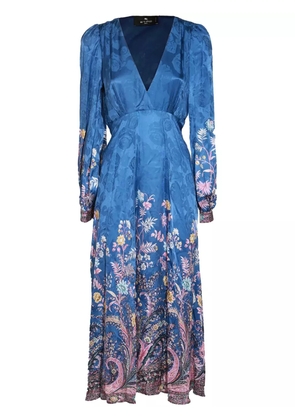 ETRO printed maxi dress - Blue