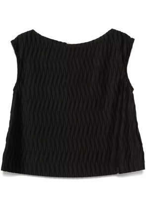 Herno plissé top - Black