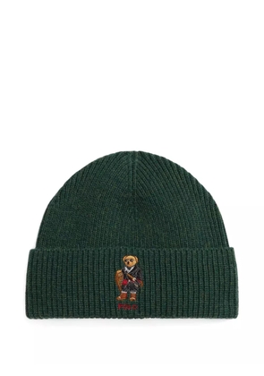 Polo Ralph Lauren Polo Bear ribbed beanie - Green