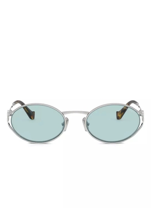 Miu Miu Eyewear oval-frame sunglasses - Silver