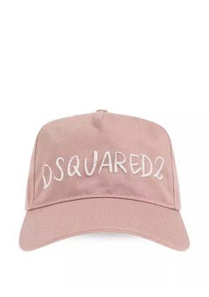 DSQUARED2 logo-embroidered cap - Pink