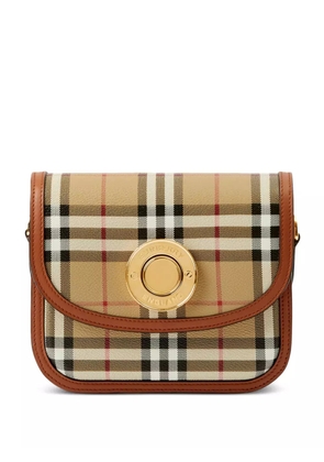 Burberry small Elizabeth check-pattern crossbody bag - Neutrals