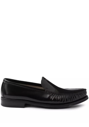 Prada leather loafers - Brown