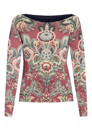 ETRO floral-print top - Red