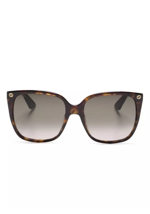 Gucci Eyewear Interlocking-G sunglasses - Brown