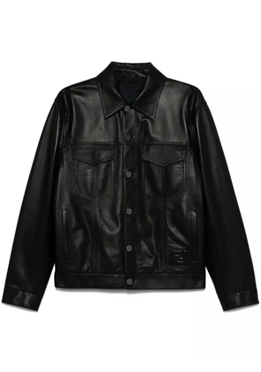 FENDI leather jacket - Black