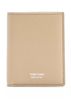 TOM FORD T-Line leather wallet - Neutrals