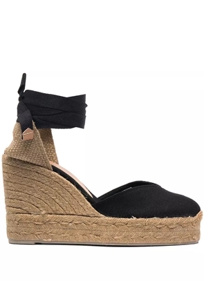 Castañer Chiara wedge espadrilles - Black