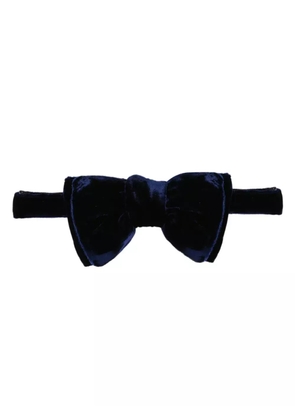 TOM FORD velvet bow tie - Blue