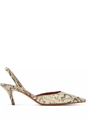 Amina Muaddi 60mm Sofia pumps - Neutrals