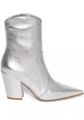 Gianvito Rossi 85mm West boots - Silver