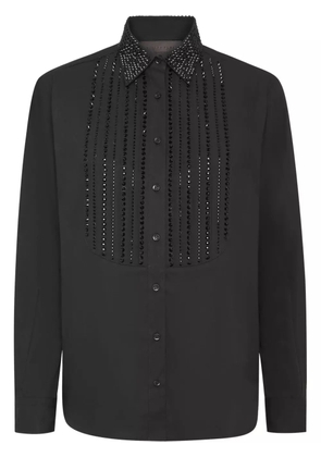 Philipp Plein crystal-embellished shirt - Black