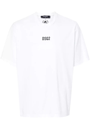 DSQUARED2 logo-print cotton T-shirt - White