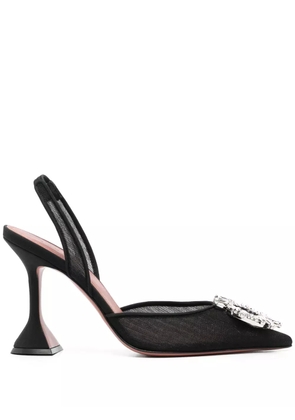 Amina Muaddi 100mm Begum slingback pumps - Black