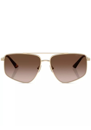 Jimmy Choo Eyewear square-frame sunglasses - Gold