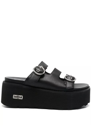 Cult 60mm leather sandals - Black