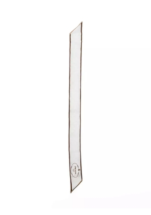 Prada jacquard silk scarf - Neutrals