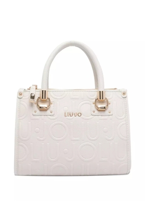 LIU JO logo-embossed tote bag - White