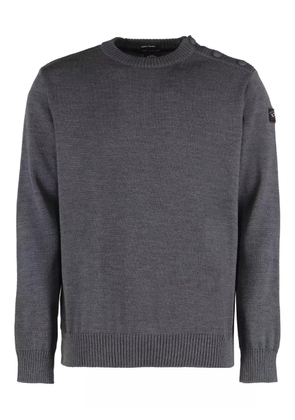 Paul & Shark logo-patch sweatshirt - Grey