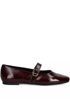 VAGABOND Jolin buckle-strap ballet flats - Red