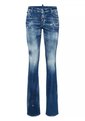 DSQUARED2 mid-rise flared jeans - Blue