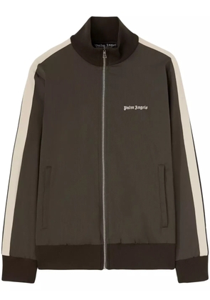 Palm Angels logo-embroidered jacket - Green