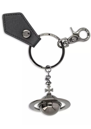Vivienne Westwood 3D Orb Gunmetal keyring - Black