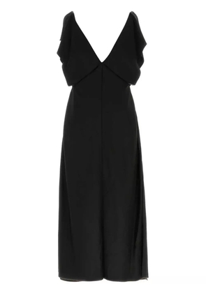 Jil Sander V-neck maxi dress - Black