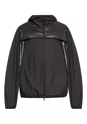 Moncler logo-patch jacket - Black