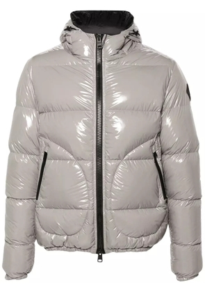 Herno patent hooded puffer jacket - Grey