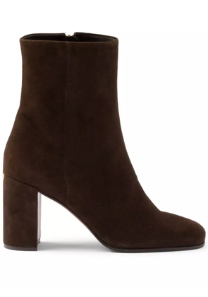 Prada Suede booties - Brown