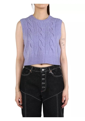 Polo Ralph Lauren cable-knit vest - Purple