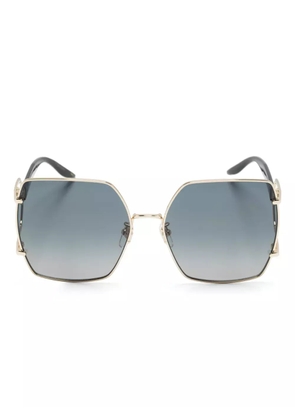 Gucci Eyewear oversize-frame sunglasses - Black
