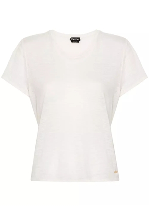 TOM FORD slub jersey T-shirt - Neutrals