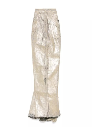 Rick Owens Lido maxi skirt - Gold