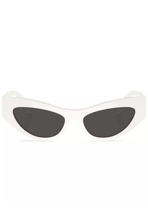 Dolce & Gabbana Eyewear oval-frame sunglasses - White