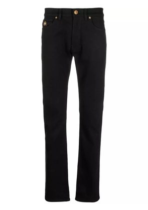 Versace mid-rise slim-fit jeans - Black