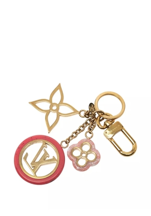Louis Vuitton Pre-Owned 2017 Gold Plated Colorline Bag Charm and Holder key chain