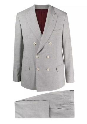 Brunello Cucinelli double-breasted two-piece suit - Grey