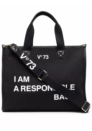 V°73 Responsability tote bag - Black