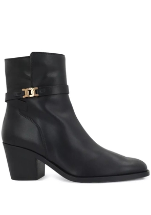 Tod's 65mm leather ankle boots - Black