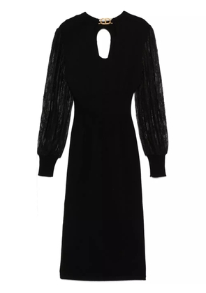 TWINSET knitted midi dress - Black